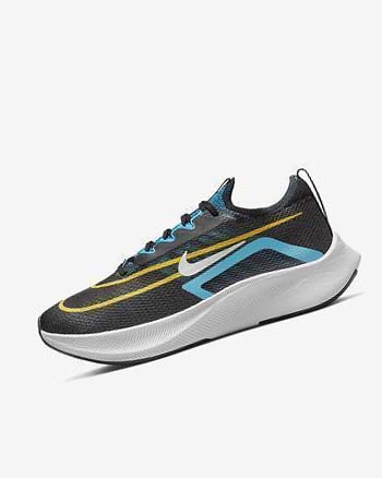Buty do Biegania Męskie Nike Zoom Fly 4 Czarne Niebieskie Białe | PL_5462