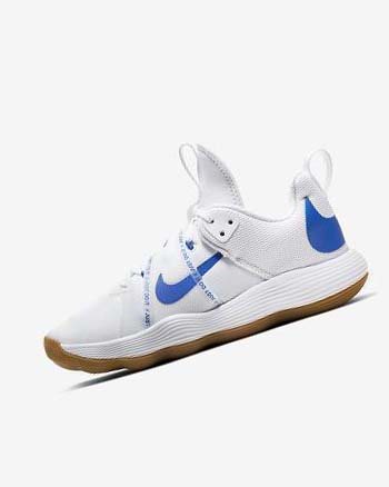 Buty do Siatkówki Męskie Nike React HyperSet Białe Niebieskie | PL_2511