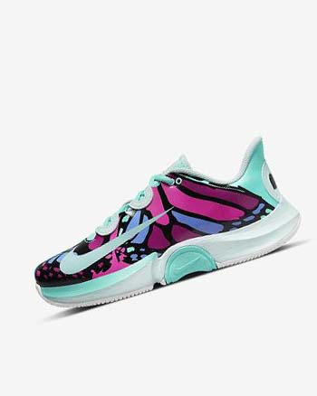 Buty do Tenisa Damskie Nike Court Air Zoom GP Turbo Naomi Osaka Turkusowe Czarne Fuksja Turkusowe | PL_2645