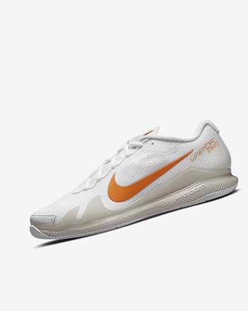 Buty do Tenisa Damskie Nike Court Air Zoom Vapor Pro Białe Głęboka Beżowe Niebieskie | PL_5492