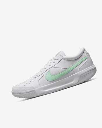 Buty do Tenisa Damskie Nike Court Zoom Lite 3 Białe Mięta | PL_5323