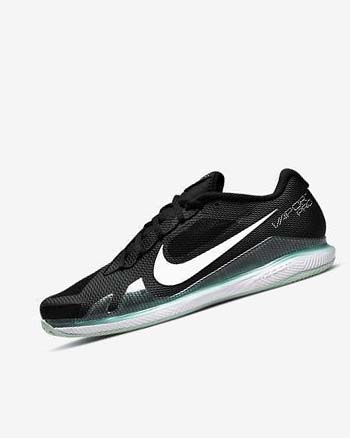 Buty do Tenisa Męskie Nike Court Air Zoom Vapor Pro Czarne Mięta Białe | PL_5205