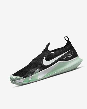 Buty do Tenisa Męskie Nike Court React Vapor NXT Czarne Mięta Białe | PL_1119
