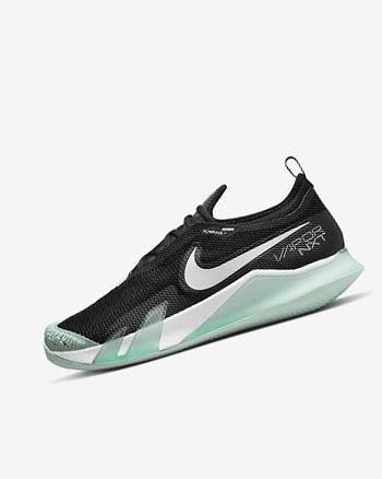 Buty do Tenisa Męskie Nike Court React Vapor NXT Czarne Mięta Białe | PL_2352