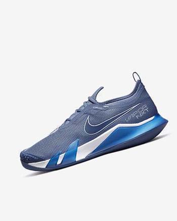 Buty do Tenisa Męskie Nike Court React Vapor NXT Białe Granatowe | PL_5200