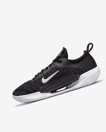 Buty do Tenisa Męskie Nike Court Zoom NXT Czarne Białe | PL_3224
