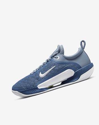 Buty do Tenisa Męskie Nike Court Zoom NXT Granatowe Białe | PL_5039