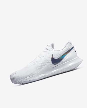 Buty do Tenisa Męskie Nike Court Zoom Vapor Cage 4 Rafa Białe Czarne | PL_5513