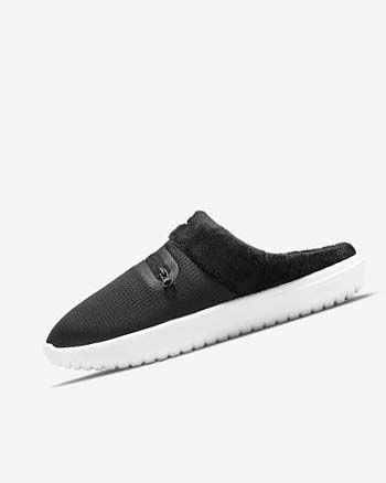 Kapcie Damskie Nike Burrow Czarne Białe | PL_5037