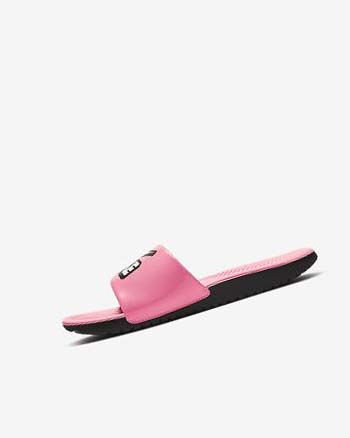 Klapki Chłopięce Nike Kawa Czarne Białe | PL_5545