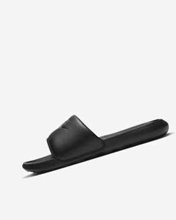 Klapki Damskie Nike Victori One Czarne Czarne Czarne | PL_2517