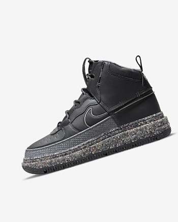Kozaki Męskie Nike Air Force 1 Ciemny Szare Szare Ciemny Szare Czarne | PL_2525