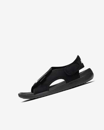 Sandały Chłopięce Nike Sunray Adjust 5 V2 Czarne Białe | PL_2343