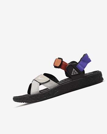 Sandały Damskie Nike ACG Air Deschutz+ Czarne Czerwone | PL_4514