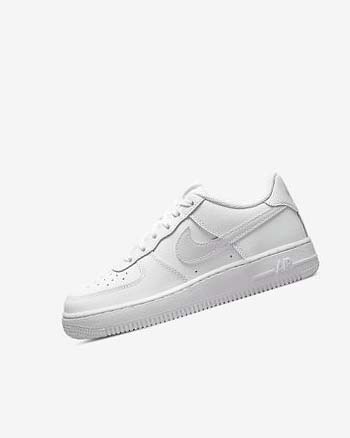Trampki Chłopięce Nike Air Force 1 Białe | PL_2803
