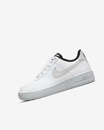 Trampki Chłopięce Nike Air Force 1 Crater Next Nature Białe Czarne Głęboka Beżowe | PL_4764