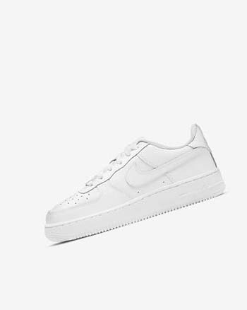 Trampki Chłopięce Nike Air Force 1 LE Białe Białe | PL_2572