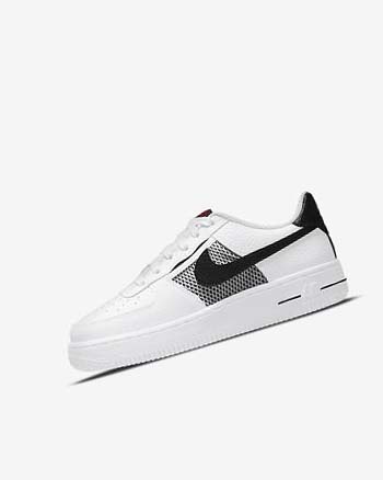 Trampki Chłopięce Nike Air Force 1 LV8 Białe Czerwone Białe Czarne | PL_2347