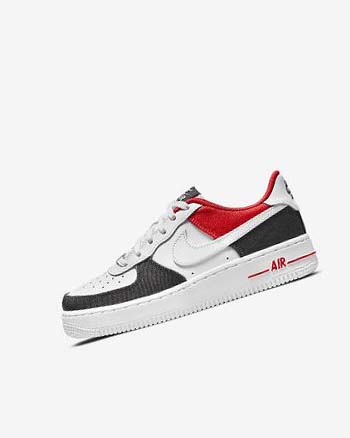 Trampki Chłopięce Nike Air Force 1 LV8 Białe Granatowe Czerwone Białe | PL_2864
