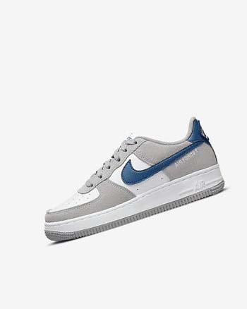 Trampki Chłopięce Nike Air Force 1 LV8 Głęboka Szare Białe Głęboka Szare | PL_5418