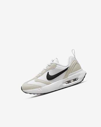 Trampki Chłopięce Nike Air Max Dawn Białe Głęboka Beżowe Czarne | PL_2296