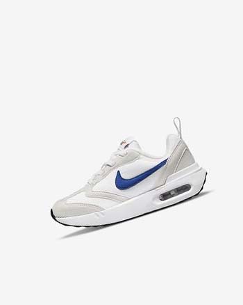 Trampki Chłopięce Nike Air Max Dawn Białe Głęboka Beżowe Czarne Królewski Niebieski | PL_4958