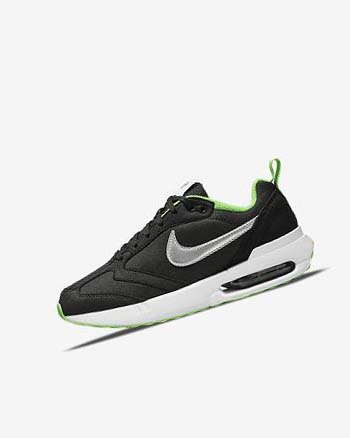 Trampki Chłopięce Nike Air Max Dawn Czarne Zielone Białe | PL_2717
