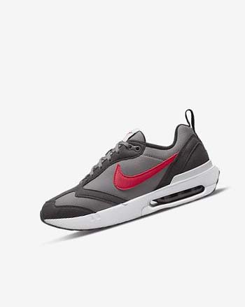 Trampki Chłopięce Nike Air Max Dawn Niebieskie Szare Szare Czarne Czerwone | PL_4734