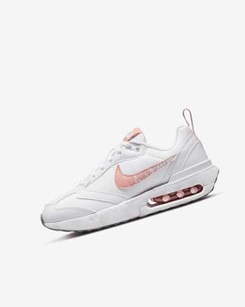 Trampki Chłopięce Nike Air Max Dawn SE Białe Szare Głęboka | PL_2425