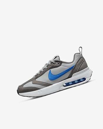 Trampki Chłopięce Nike Air Max Dawn Szare Niebieskie Szare Białe Niebieskie | PL_4500