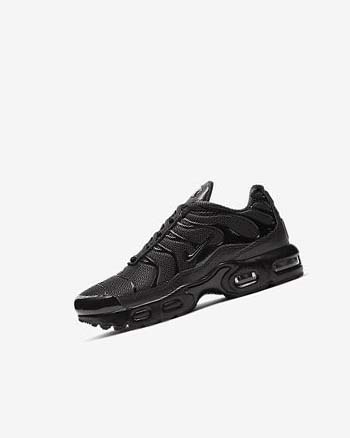 Trampki Chłopięce Nike Air Max Plus Czarne Czarne Czarne | PL_5555