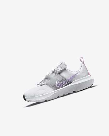 Trampki Chłopięce Nike Crater Impact Białe Szare Różowe Fioletowe | PL_2989