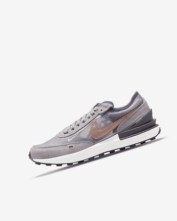Trampki Chłopięce Nike Waffle One Białe Szare Metal Czerwone Brązowe | PL_5249