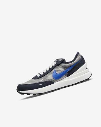 Trampki Chłopięce Nike Waffle One Ciemny Obsidian Czarne Królewski Niebieski | PL_2528