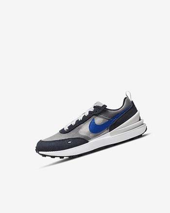 Trampki Chłopięce Nike Waffle One Ciemny Obsidian Czarne Królewski Niebieski | PL_4506