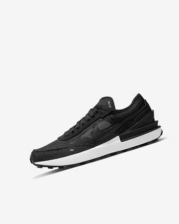 Trampki Chłopięce Nike Waffle One Czarne Białe Pomarańczowe Czarne | PL_3089