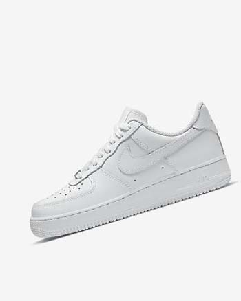 Trampki Damskie Nike Air Force 1 '07 Białe Białe Białe Białe | PL_2706