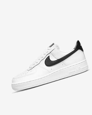 Trampki Damskie Nike Air Force 1 '07 Białe Białe Białe Czarne | PL_4920