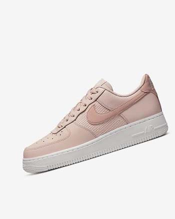 Trampki Damskie Nike Air Force 1 '07 ESS Różowe Białe Różowe | PL_5426