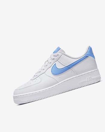 Trampki Damskie Nike Air Force 1 '07 Next Nature Białe Metal Srebrne Niebieskie | PL_5012