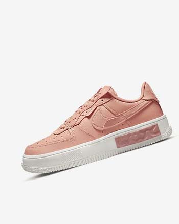 Trampki Damskie Nike Air Force 1 Fontanka Białe Czerwone Różowe Głęboka | PL_2430