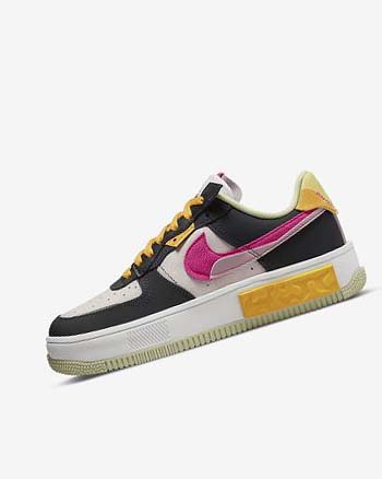 Trampki Damskie Nike Air Force 1 Fontanka Białe Fioletowe Różowe | PL_4698