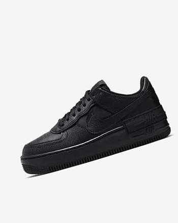 Trampki Damskie Nike Air Force 1 Shadow Czarne Czarne Czarne | PL_2655