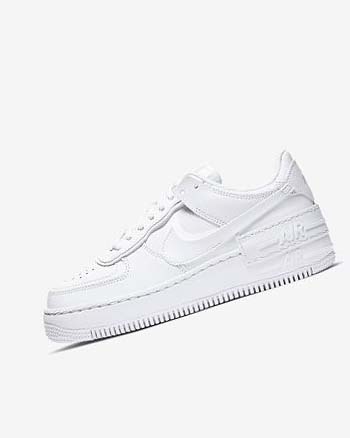 Trampki Damskie Nike Air Force 1 Shadow Białe Białe Białe | PL_5504