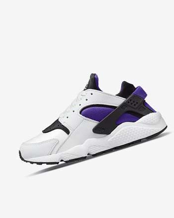 Trampki Damskie Nike Air Huarache Białe Fioletowe Czarne | PL_2283