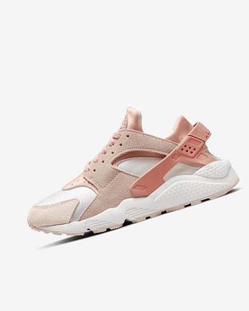 Trampki Damskie Nike Air Huarache Białe Khaki Szare Głęboka | PL_2707