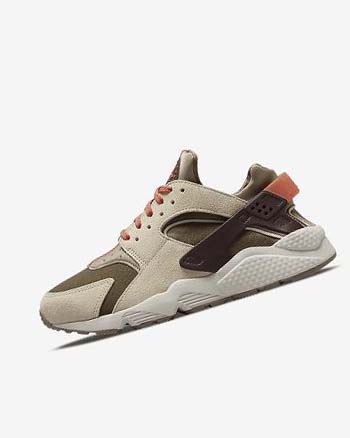 Trampki Damskie Nike Air Huarache SP Khaki Bordowe | PL_5571