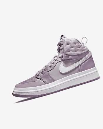 Trampki Damskie Nike Air Jordan 1 Acclimate Fioletowe Szare Białe | PL_2710