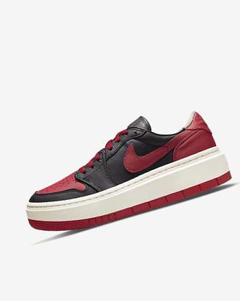 Trampki Damskie Nike Air Jordan 1 Elevate Low SE Czarne Czerwone | PL_5024