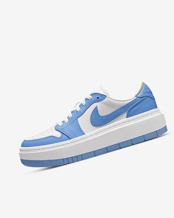 Trampki Damskie Nike Air Jordan 1 Elevate Low SE Białe Białe Czarne Niebieskie | PL_5411